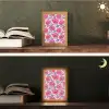 Bloemen - Patroon - Meerkleurig Light Box met kabel (Tafellamp) klein 925 -sfeer3