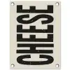 Kaas - Decoratie - Beige - Cheese tuinposter los doek klein -3d