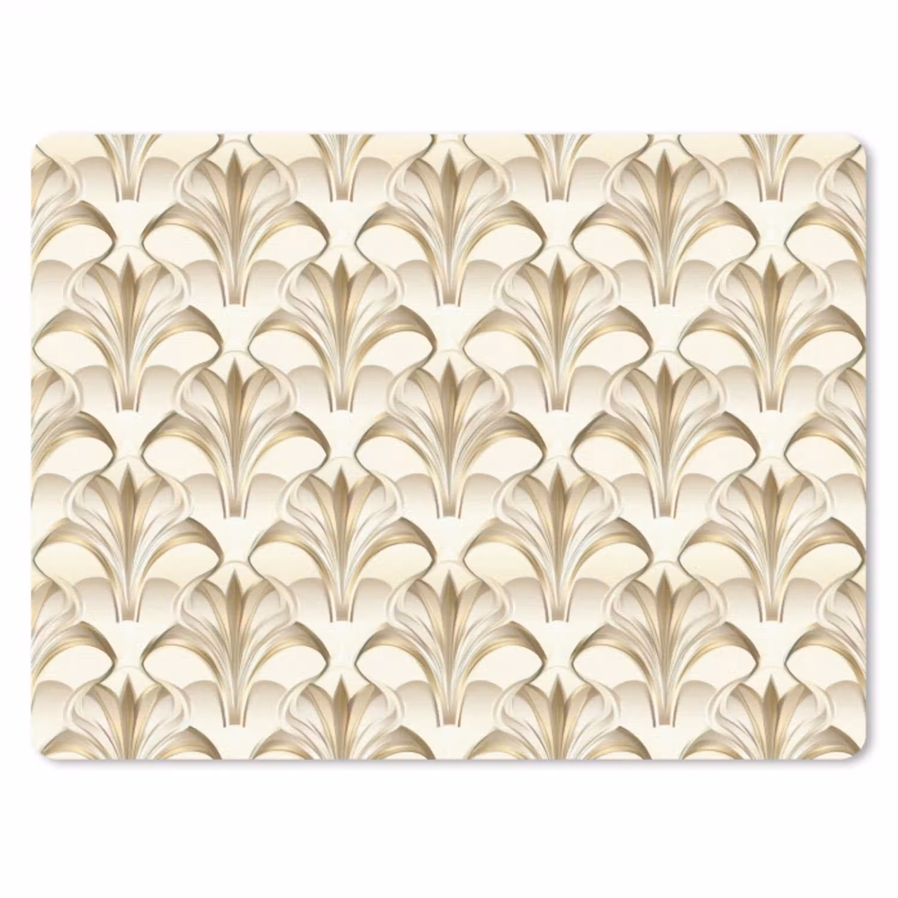Ornament - Barok - Goud muismat rubber klein 262 -3d