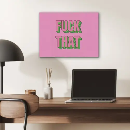 Tekst - Bold - Roze PET vilt klein -sfeer5