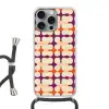 Modern - Patroon - Kleurrijk Hoesje iPhone 16 Pro Max met koord klein 804 -3d