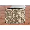 Giraf - Klassiek - Bruin laptophoes neopreen klein 279 -tafel