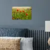 Lente - Bloemen - Rood - Klaproos - Gras - Groen poster papier klein -sfeer2