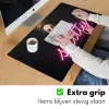 Ironisch - Tekst - Neon Muismat XXL klein -sfeer3