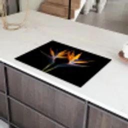 Paradijsvogelbloem Symmetrie Inductie beschermer vinyl 3mm klein -sfeer8