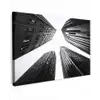 Gebouwen - Lucht - Zwart canvas 2cm klein -z3d