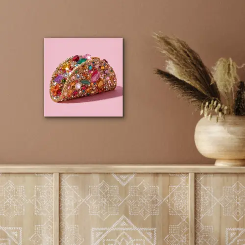 Taco - Kleurrijk - Edelstenen - Goud aluminium wit klein -sfeer4