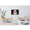 Neon - Letters - Vintage - Vrouw Muursticker klein -eettafel