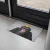 Chimpansee - Badeend - Grijs Deurmat klein -sfeer2