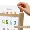 Getallen - Educatief - Leren tellen - Cijfers oefenen voor kinderen - Kleuren Light Box met kabel (Wandlamp kind) klein -USP_websiteprintNL