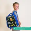 Dino - Kinderen - Patronen - Jongens - Meisjes - Dinosaurus Kinderrugzak - Blauw middel -sfeer3_UK