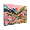 Rivier - Diepte - Bloemen canvas 2cm klein -z3d