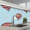 Design - Vintage - Luchtballon keuken achterwand 2 middel 871 -3d_schuin