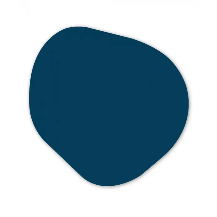 Indigo - Palet - Kleuren Wandcirkel Organisch Forex 3mm klein 629 -3d