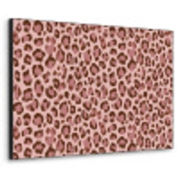 Luipaard - Patroon - Roze Textielframe zwart klein 947 -3d