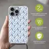 Frans - Citroen - Bladeren  - Blauw Hoesje iPhone 16 Pro Max met koord klein 804 -sfeer2_NL