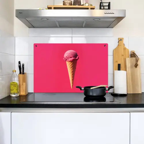 Schepijs - Roze - Hoorntje Inductie beschemer met haakjes klein -sfeer2