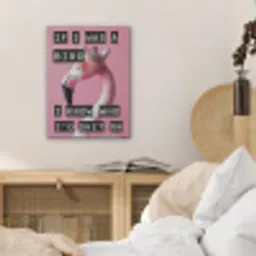 Flamingo - Roze - Vogel - Decoratie PET vilt klein -sfeer3