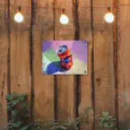 Frisdrank - Blik - Paars tuinposter los doek klein -sfeer1