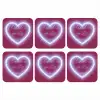 I liked it so it's mine - Neon hart - Roze onderzetter kurk middel -3d