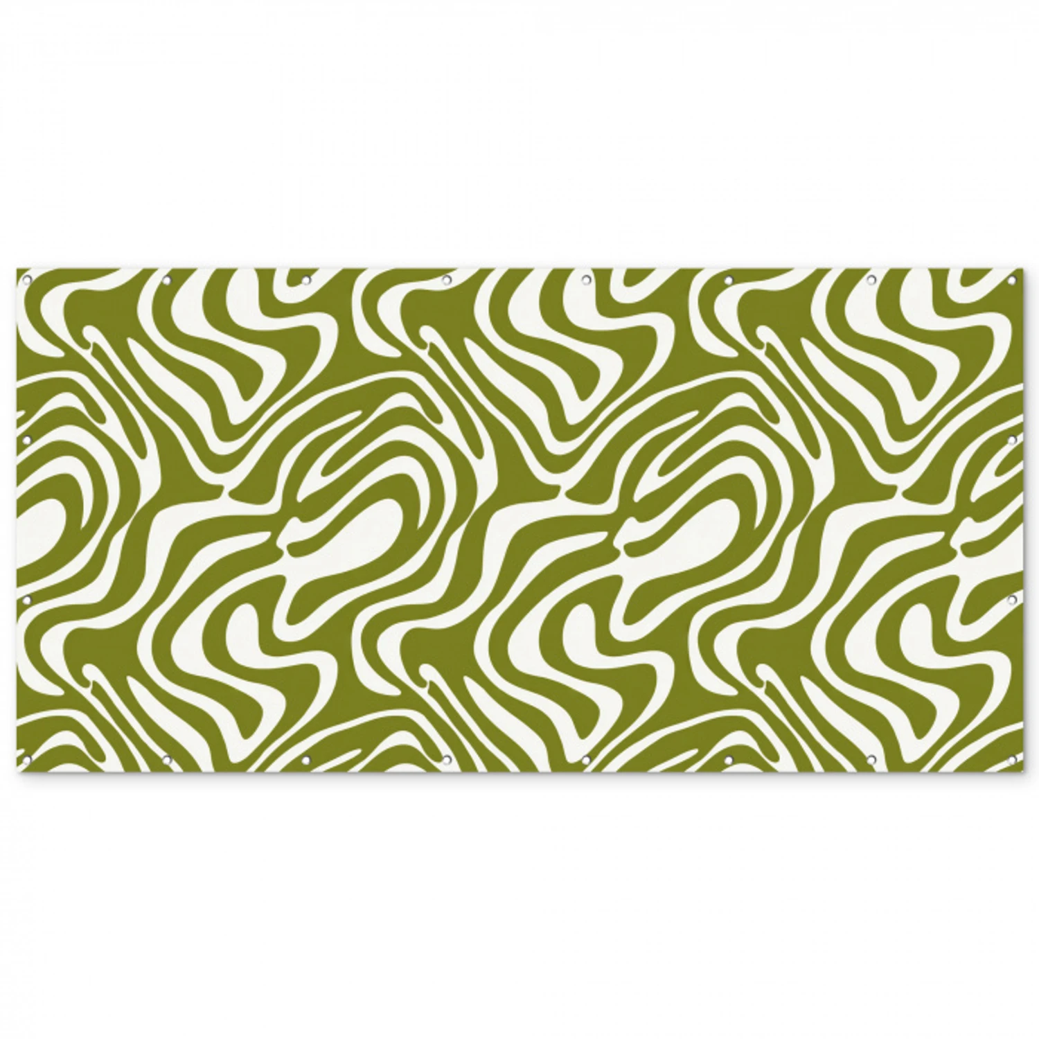 Lijnpatroon - Groen - Organisch Balkonbeschermer Duitsland klein 596 -zz_3d