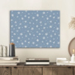 Sterretjes - Patroon - Blauw PET vilt klein 837 -sfeer1