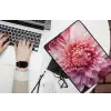 Dahlia - Bloem - Close up - Roze laptophoes neopreen klein -bureau