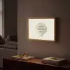 Schelp - Quote - Groen Light Box met batterij (Wandlamp) middel -sfeer1