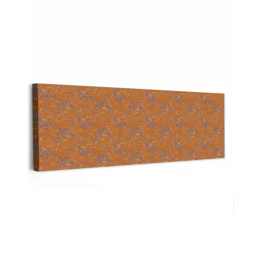 Oranje - Sierlijk - Bloemen canvas 2cm klein 828 -z3d