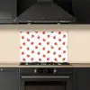 Oranje - Sinaasappel - Bloemetje keuken achterwand spatscherm klein 900 -sfeer1
