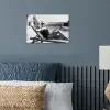 Glamour - Modern - Zwart - Wit poster papier klein -sfeer2
