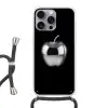 Appel - Metallic - Symmetrisch Hoesje iPhone 16 Pro Max met koord klein -3d