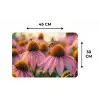 Bloemen - Paars - Bijen Placemat vinyl groot -specs