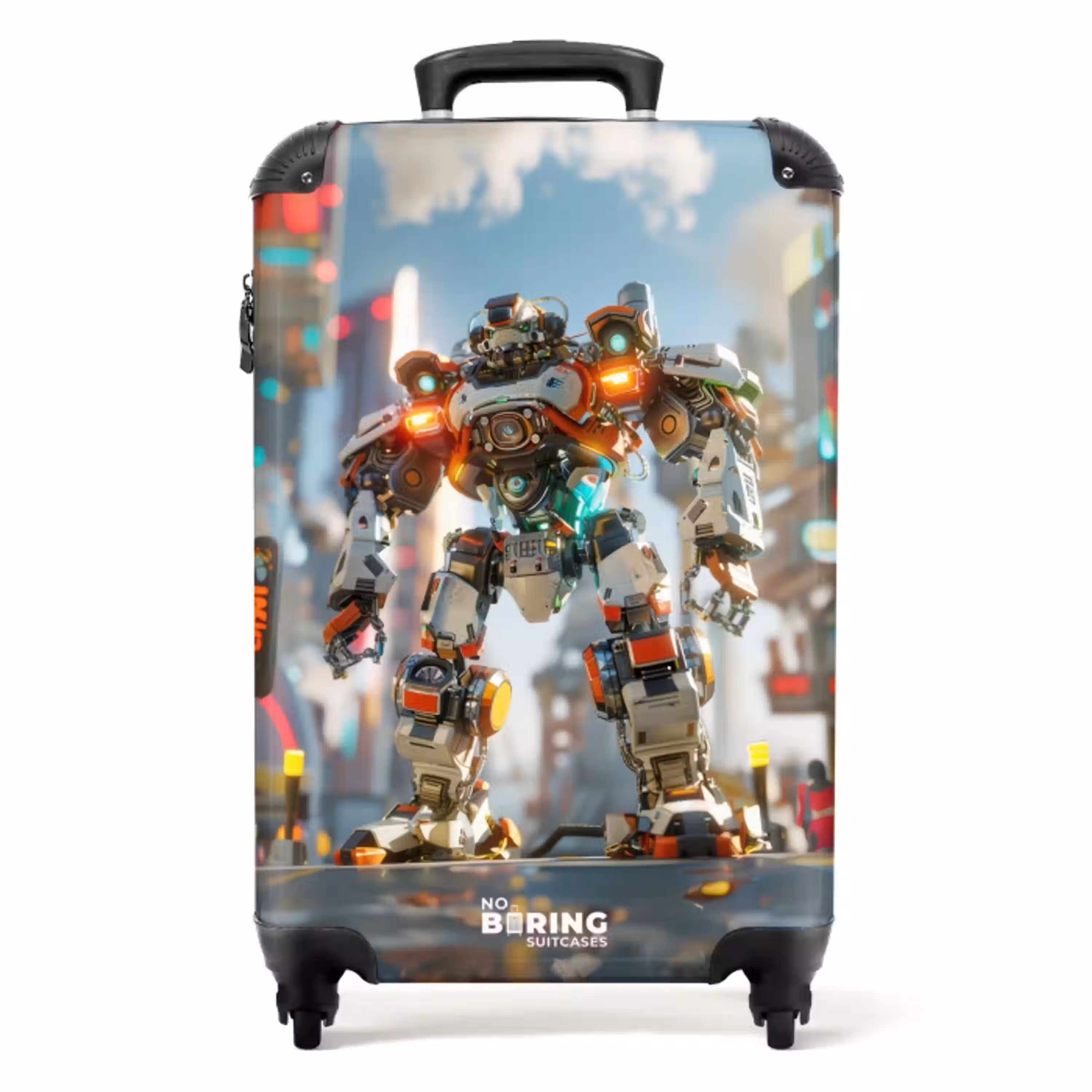 Metalen wachter NBS - Handbagage koffer - Unisex middel -productfoto_recht