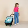 Haai - Water - Zee Kinderkoffer - Zwart klein -sfeer1