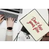 Don't lose your fire - Rood - Wit - Minimalistisch laptophoes neopreen klein -bureau