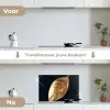 Bladeren - Black en gold - Luxe - Natuur - Planten keuken achterwand spatscherm klein -voor_na_NL