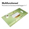 Pistache - Taart - Noten - Eten Muismat XXL klein -sfeer4