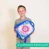 Tie dye - Abstract - Blauw - Roze Kinderrugzak - Blauw middel -sfeer1_NL