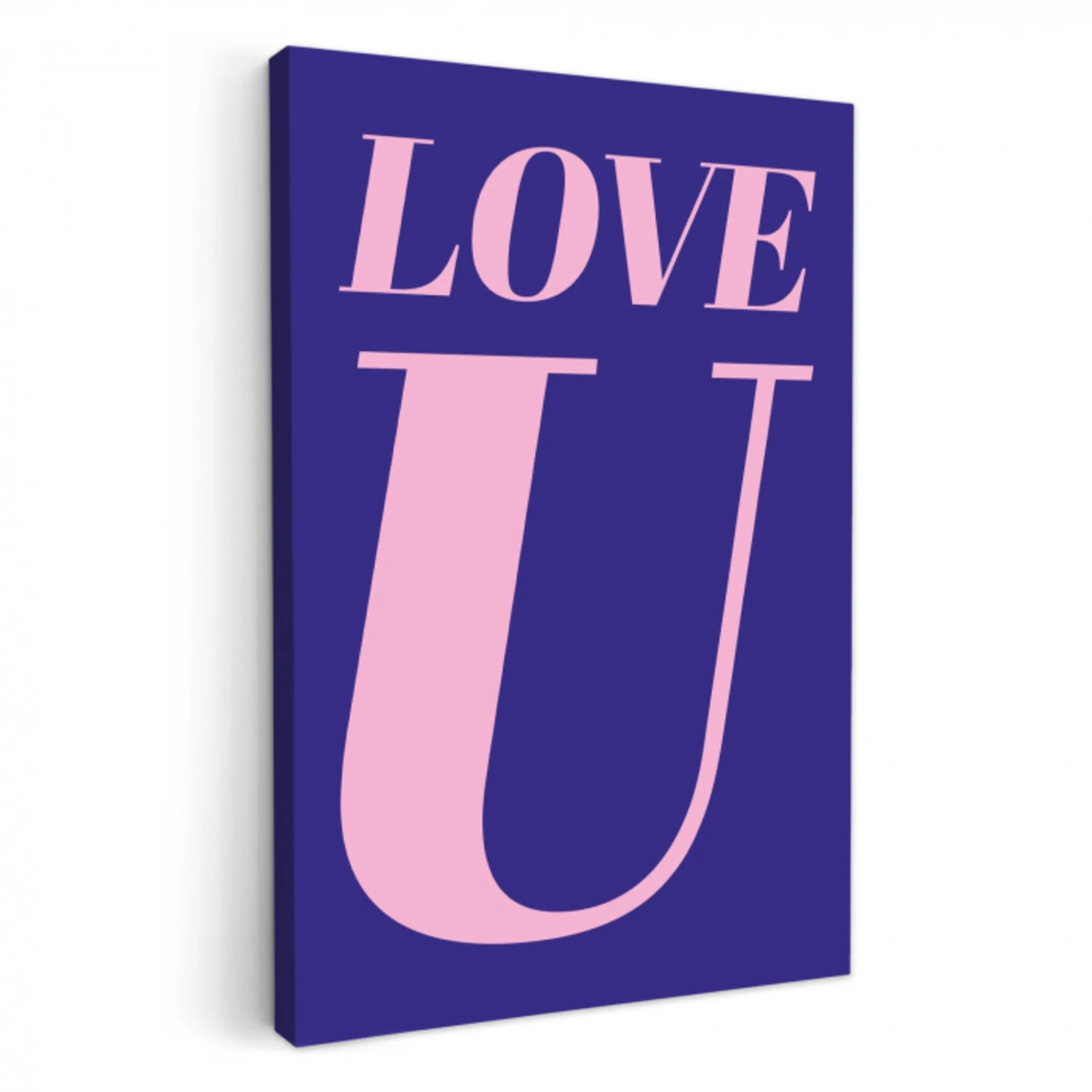 Love - Blauw - Valentijn KitchenYeah - Keuken - Canvas klein -3d