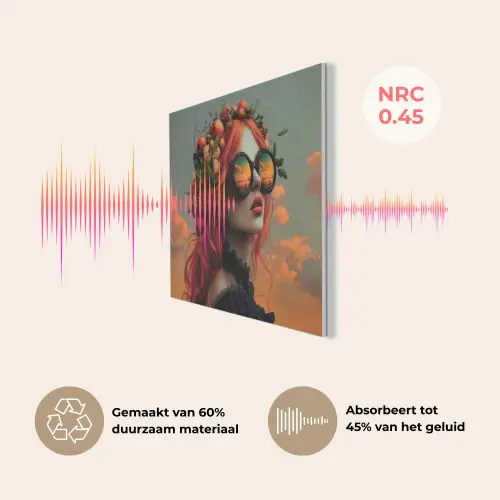 Vrouw - Kroon - Tomaat - Bascilicum - Zonnebril PET vilt klein -USP_NL