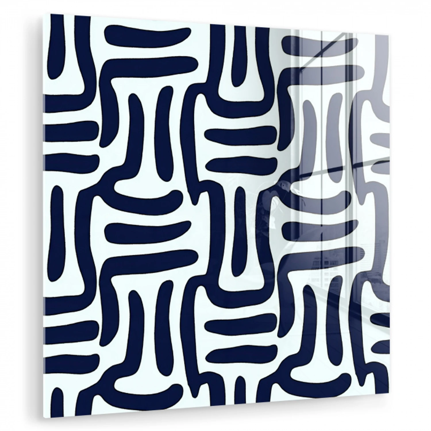 Abstract - Modern - Blauw plexiglas 5mm klein 11 -zzzproduct_nieuw