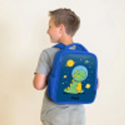 Dino - Planeet - Ster - Blauw Kinderrugzak - Blauw middel -sfeer2