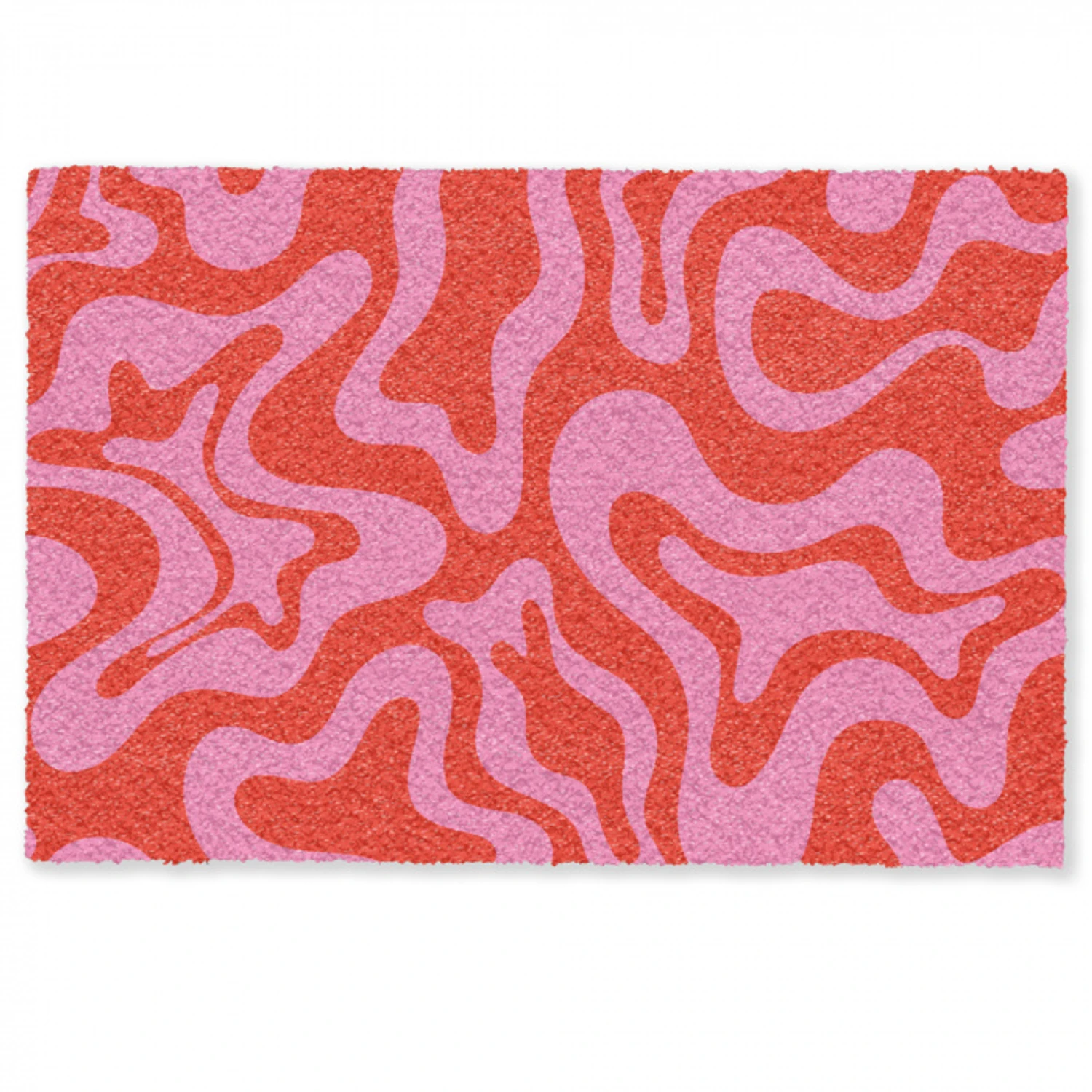Abstract - Patroon - Rood - Roze - Minimalistisch Deurmat klein -zkaufland3d