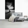 Golfbal - Wazig - Zwart fotobehang vinyl groot -slaapkamer
