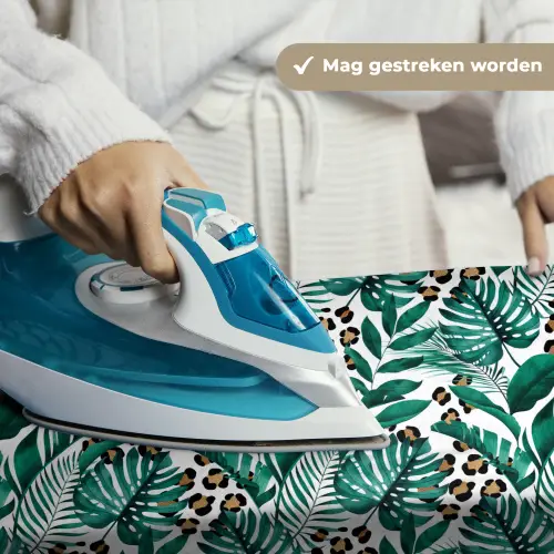 Panterprint - Bladeren - Jungle Wandkleed katoen klein -sfeer9