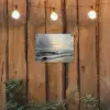Strand - Zee - Zonsondergang tuinposter los doek klein -sfeer1
