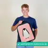 Pinguïn - Stippen - Roze - Minimalistisch Rugzak - Zwart middel -sfeer7_NL