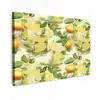 Citroen - Drankje - Glas - Munt Tuinposter op houten frame 2 cm dik klein 845 -3d