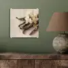 Vanille - Bloemen - Beige plexiglas 5mm klein -sfeer3